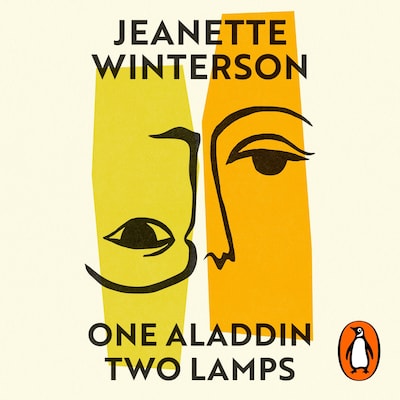 One Aladdin Two Lamps – omslag til lydbogen af Jeanette Winterson