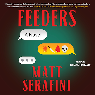 Feeders – omslag til lydbogen af Matt Serafini