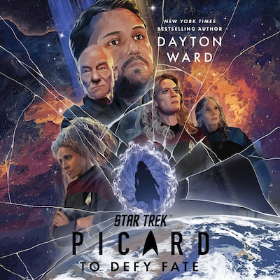 Star Trek: Picard: To Defy Fate – omslag til lydbogen af Dayton Ward