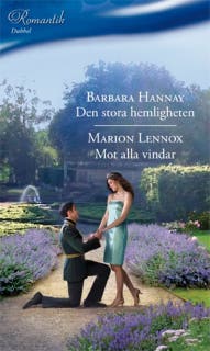 Den stora hemligheten / Mot alla vindar – omslag till ljudboken av Barbara Hannay,Marion Lennox