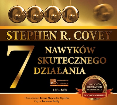 7 nawyków skutecznego działania – okładka audiobooka, autor Stephen Covey