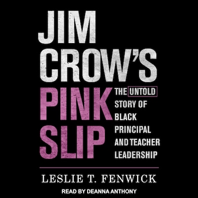 Jim Crow's Pink Slip – omslag til lydbogen af Leslie T. Fenwick