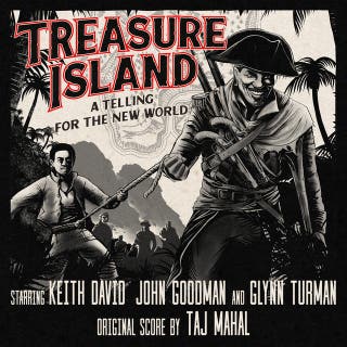 Treasure Island: A Telling for the New World – omslag till ljudboken av Robert Louis Stevenson, Orson Ossman