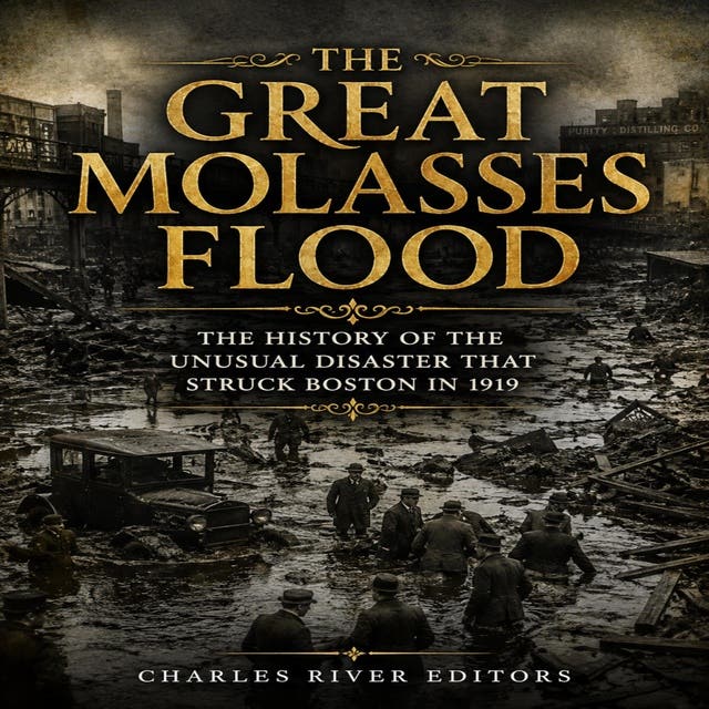The Great Molasses Flood: The History of the Unusual Disaster that Struck Boston in 1919 – omslag til lydbogen af Charles River Editors