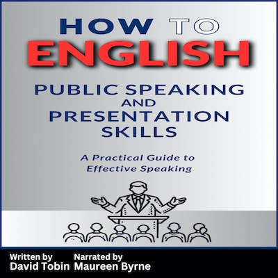 How to English: Public Speaking and Presentation Skills – omslag til lydbogen af David Tobin