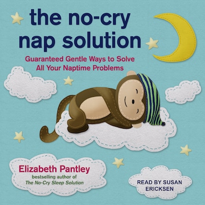 The No-Cry Nap Solution – omslag til lydbogen af Elizabeth Pantley