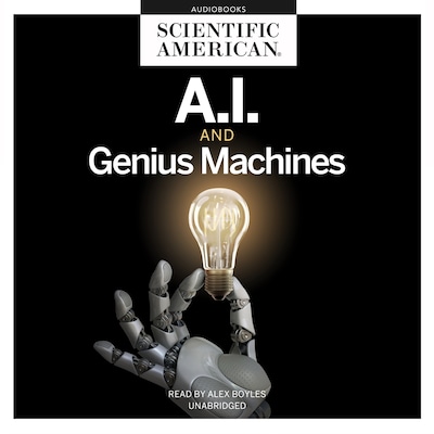 AI and Genius Machines – omslag til lydbogen af Scientific American