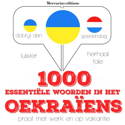 1000 essentiële woorden in het Oekraïens – omslag van het luisterboek van JM Gardner