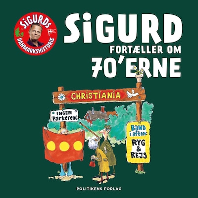 Sigurd fortæller om 70'erne – omslag til lydbogen af Sigurd Barrett