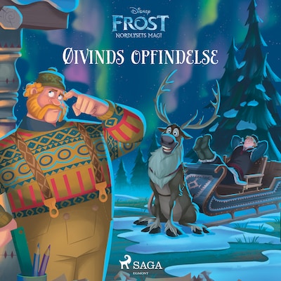 Frost - Nordlysets magi - Øivinds opfindelse – omslag til lydbogen af Disney