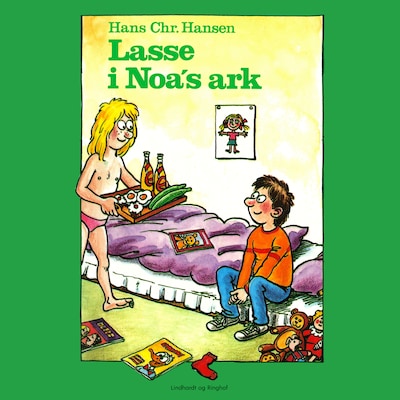Lasse i Noa's ark – omslag til lydbogen af Hans Christian Hansen