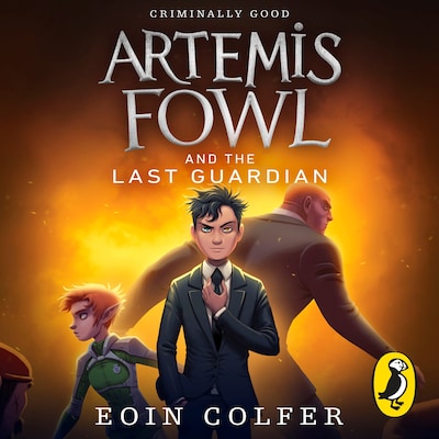 Artemis Fowl and the Last Guardian – omslag til lydbogen af Eoin Colfer