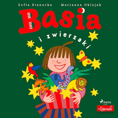 Basia i zwierzaki – okładka audiobooka, autor Zofia Stanecka