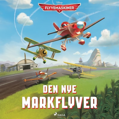 Flyvemaskiner - Den nye markflyver – omslag til lydbogen af Disney