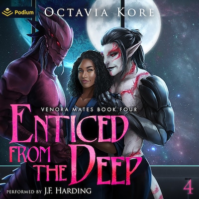 Enticed from the Deep – omslag til lydbogen af Octavia Kore