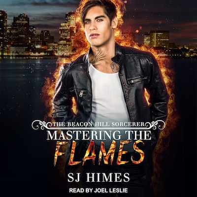 Mastering the Flames – omslag til lydbogen af SJ Himes