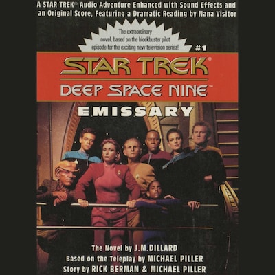 Emissary – omslag til lydbogen af J.M. Dillard