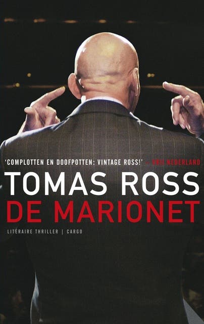 De marionet – omslag van het luisterboek van Tomas Ross