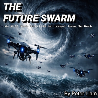 The Future Swarm – omslag til lydbogen af Peter Liam