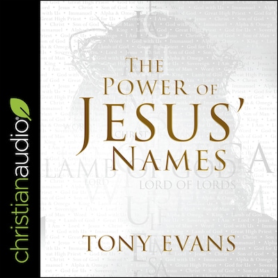 The Power of Jesus' Names – omslag til lydbogen af Tony Evans