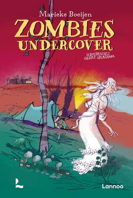 Zombies undercover – omslag van het luisterboek van Marieke Boeijen