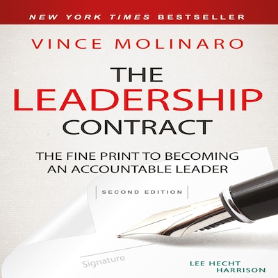The Leadership Contract – omslag til lydbogen af Vince Molinaro