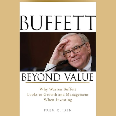 Buffett Beyond Value – omslag til lydbogen af Prem C. Jain