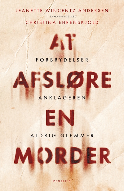 At afsløre en morder – omslag til lydbogen af Jeanette Wincentz Andersen, Christina Ehrenskjöld