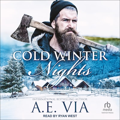 Cold Winter Nights – omslag til lydbogen af A.E. Via