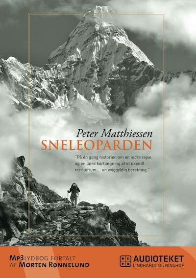 Sneleoparden – omslag til lydbogen af Peter Matthiessen