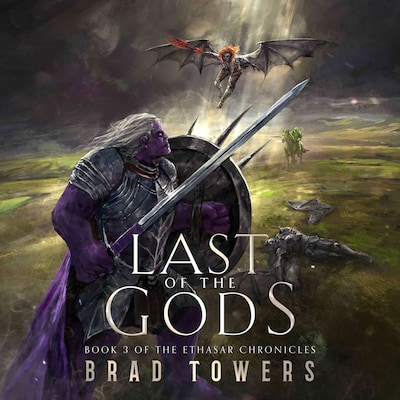 Last of the Gods – omslag til lydbogen af Brad Towers