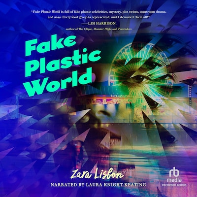 Fake Plastic World – omslag til lydbogen af Zara Lisbon