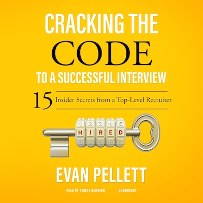 Cracking the Code to a Successful Interview – omslag til lydbogen af Evan Pellett