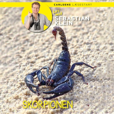 Læs med Sebastian Klein: Skorpionen – omslag til lydbogen af Sebastian Klein