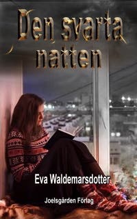 Den svarta natten – omslag till ljudboken av Eva Waldemarsdotter