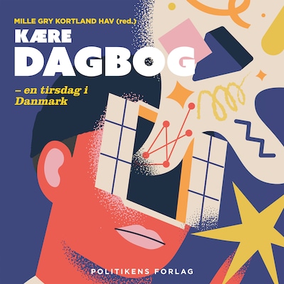 Kære Dagbog - En tirsdag i Danmark – omslag til lydbogen af Mille Gry Kortland Hav