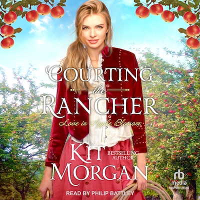 Courting the Rancher – omslag til lydbogen af Kit Morgan