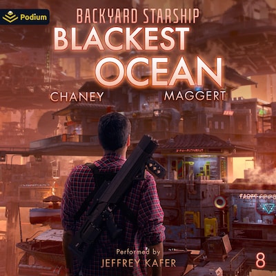 Blackest Ocean – omslag til lydbogen af J.N. Chaney, Terry Maggert