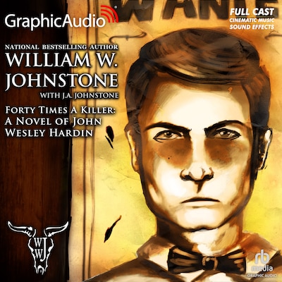 Forty Times A Killer [Dramatized Adaptation] – omslag til lydbogen af William W. Johnstone, J.A. Johnstone