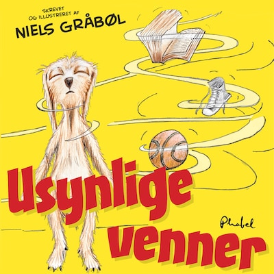 Usynlige venner – omslag til lydbogen af Niels Gråbøl