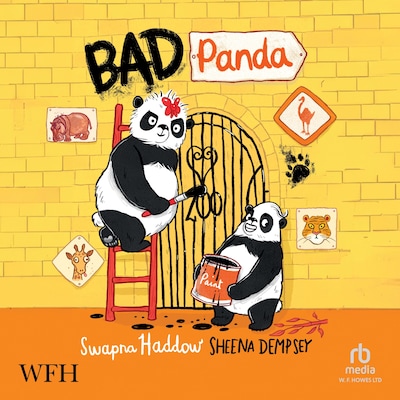 Bad Panda – omslag til lydbogen af Swapna Haddow