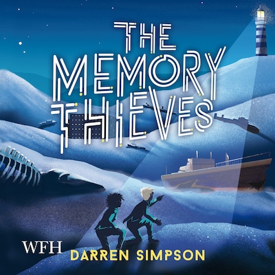 The Memory Thieves – omslag til lydbogen af Darren Simpson