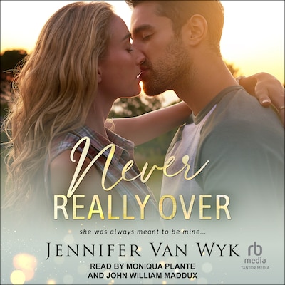 Never Really Over – omslag til lydbogen af Jennifer Van Wyk