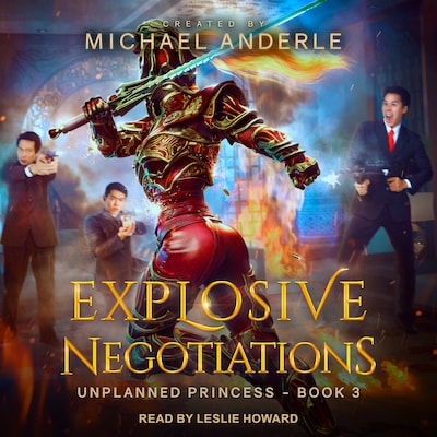 Explosive Negotiations – omslag til lydbogen af Michael Anderle