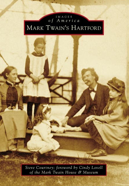 Mark Twain's Hartford – omslag til lydbogen af Steve Courtney