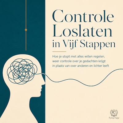 Controle Loslaten in Vijf Stappen – omslag van het luisterboek van Psychologie Uitgelegd