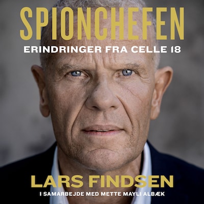 Spionchefen – omslag til lydbogen af Mette Mayli Albæk, Lars Findsen