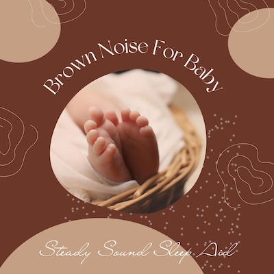 Brown Noise For Baby – omslag til lydbogen af Brown Noise For Baby
