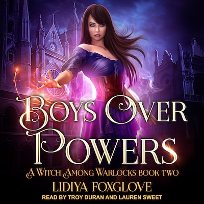 Boys Over Powers – omslag til lydbogen af Lidiya Foxglove