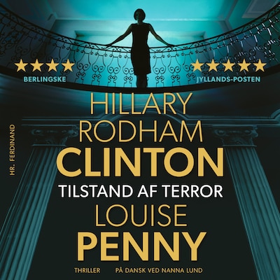 Tilstand af terror – omslag til lydbogen af Louise Penny, Hillary Clinton